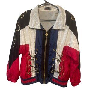 VTG Mureli Jacket Red White and Blue Size L Streetwear Retro